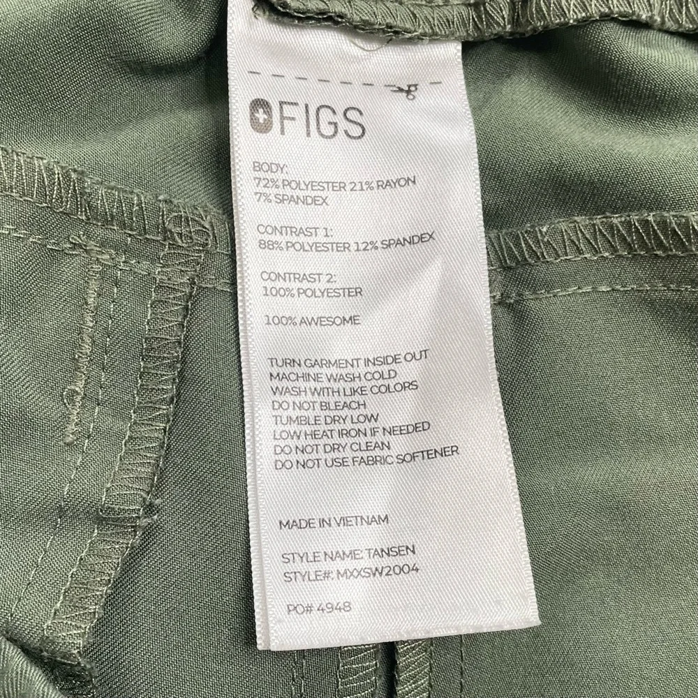 Figs Scrubs Forests Green Jogger‎ Pants Size Small Healthcare ~ Medical Staff